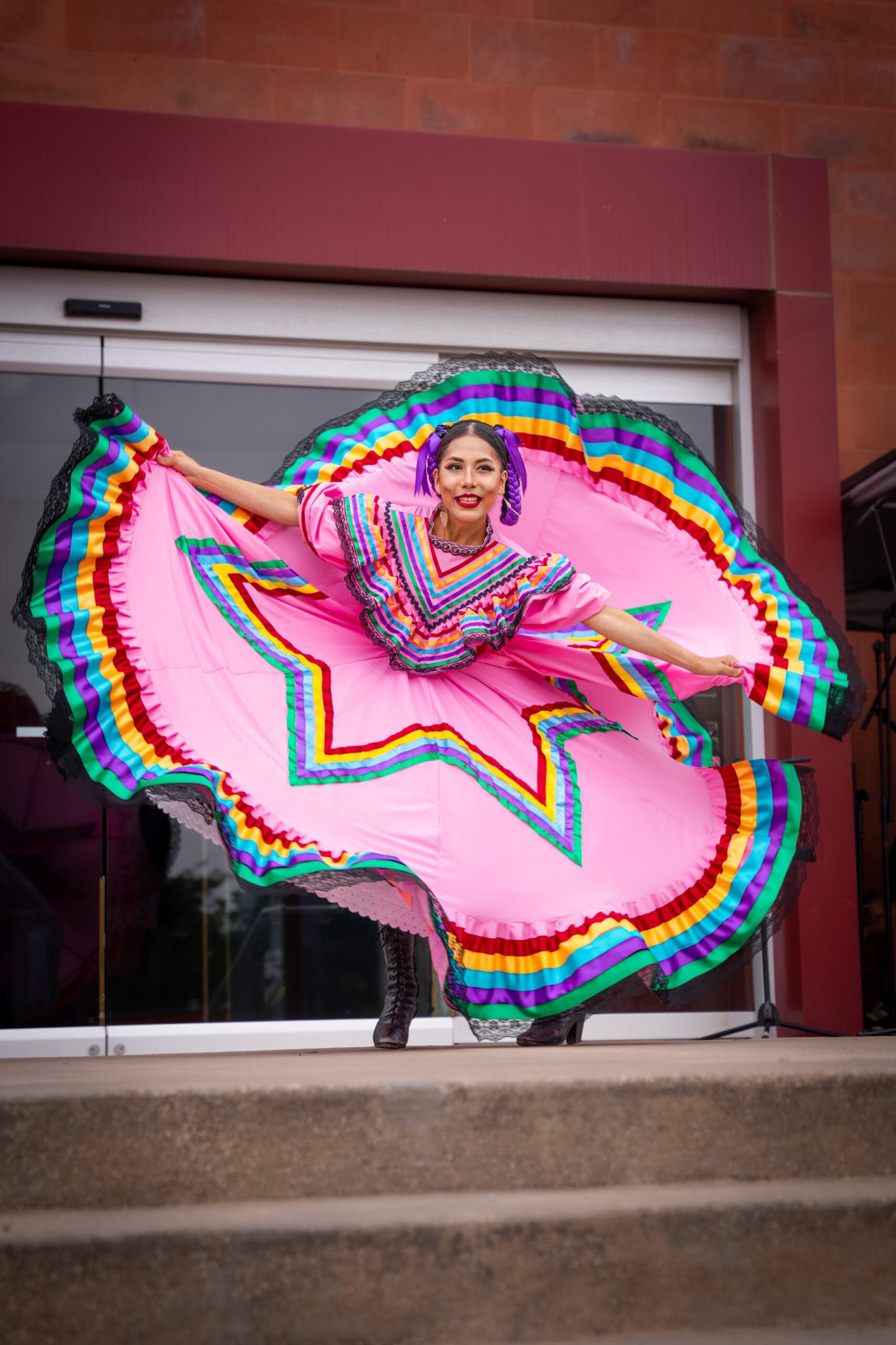Festival dancer photographed by M&P Photography